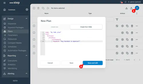 Convert Step YAML plan to visual plan