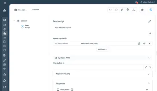 A Grafana k6 Keyword with a MY_HOSTNAME input