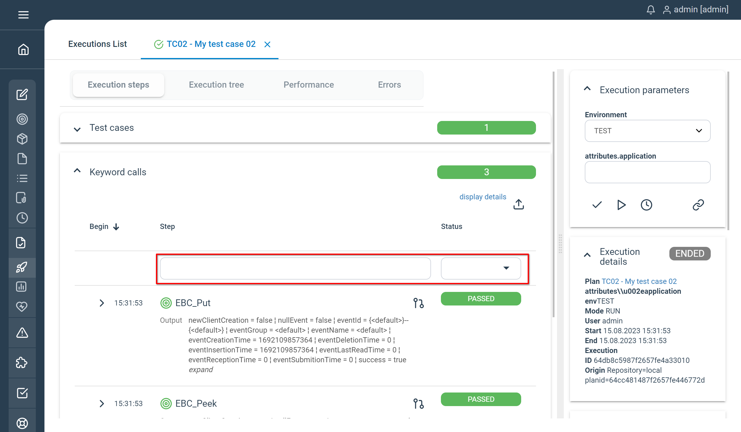 Reporting (legacy) | Step Documentation