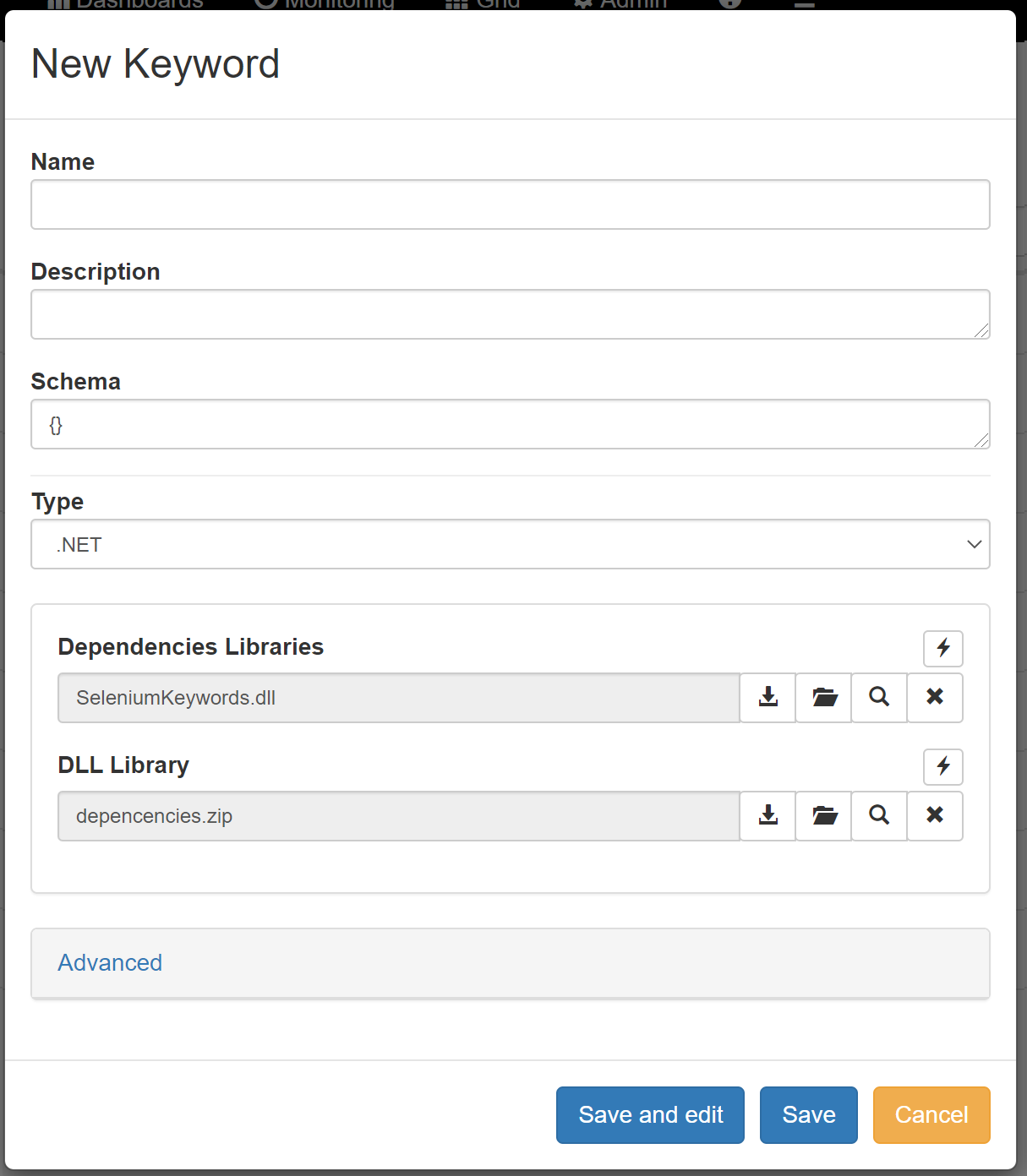 AutoIt Keyword configuration