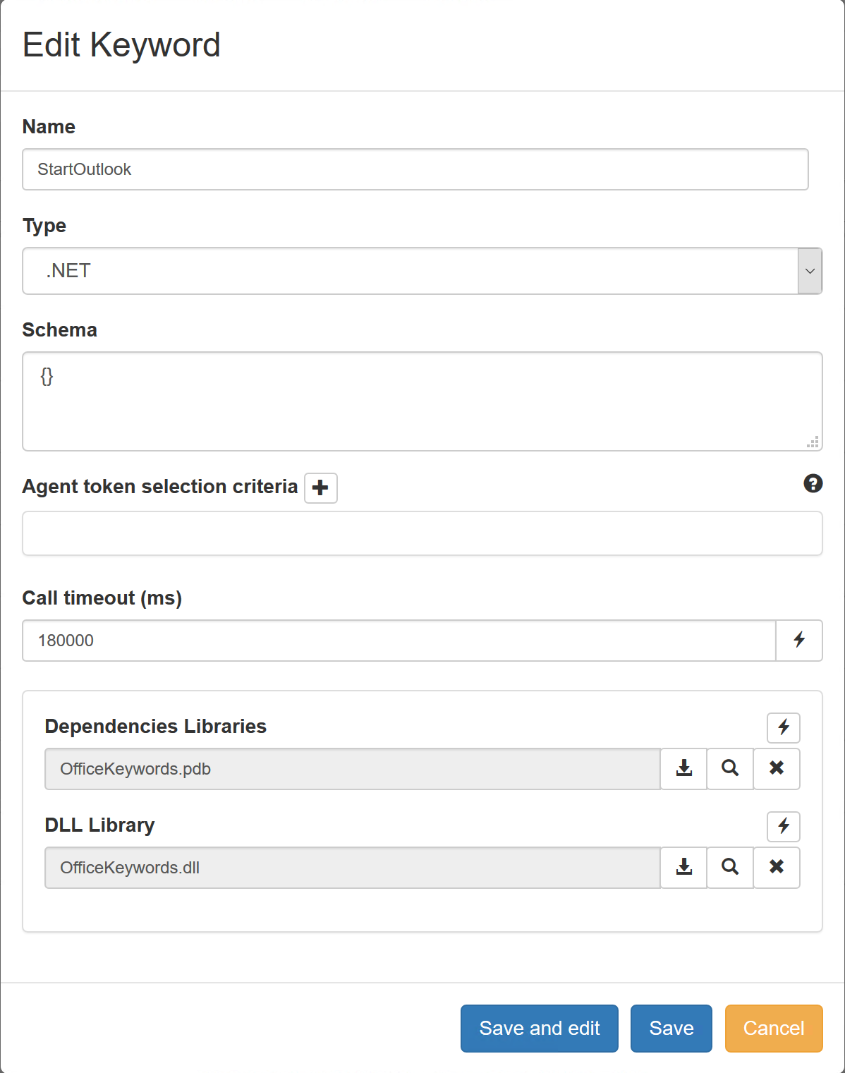 AutoIt Keyword configuration