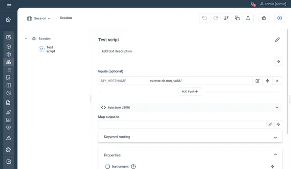 A Grafana k6 Keyword with a MY_HOSTNAME input