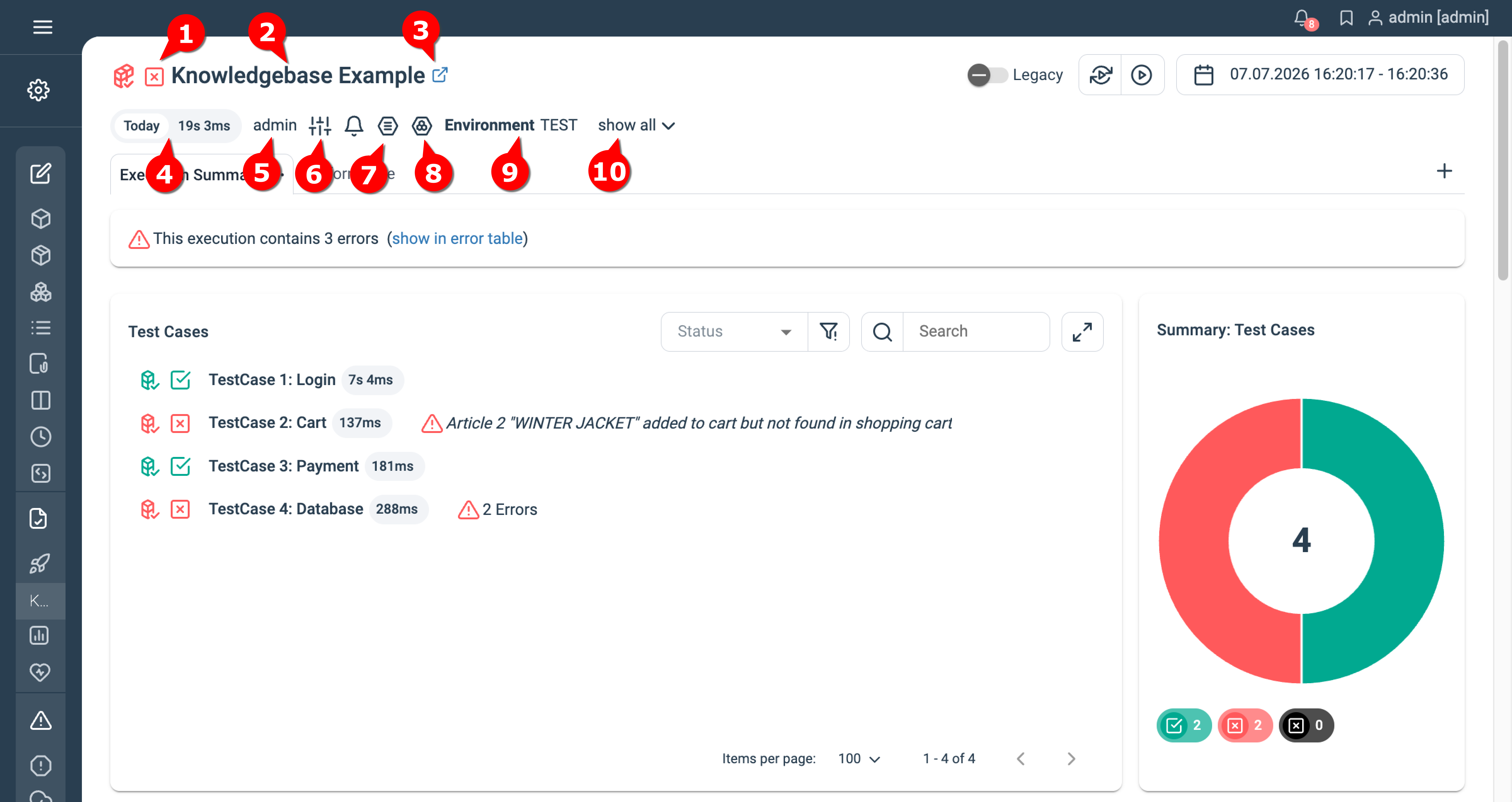 Reporting | Step Documentation